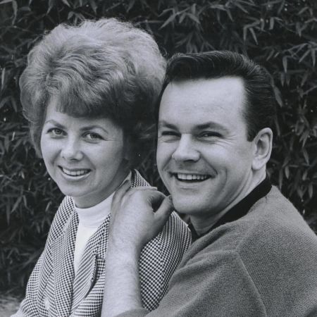 Anne Terzian and Bob Crane pose a picture.